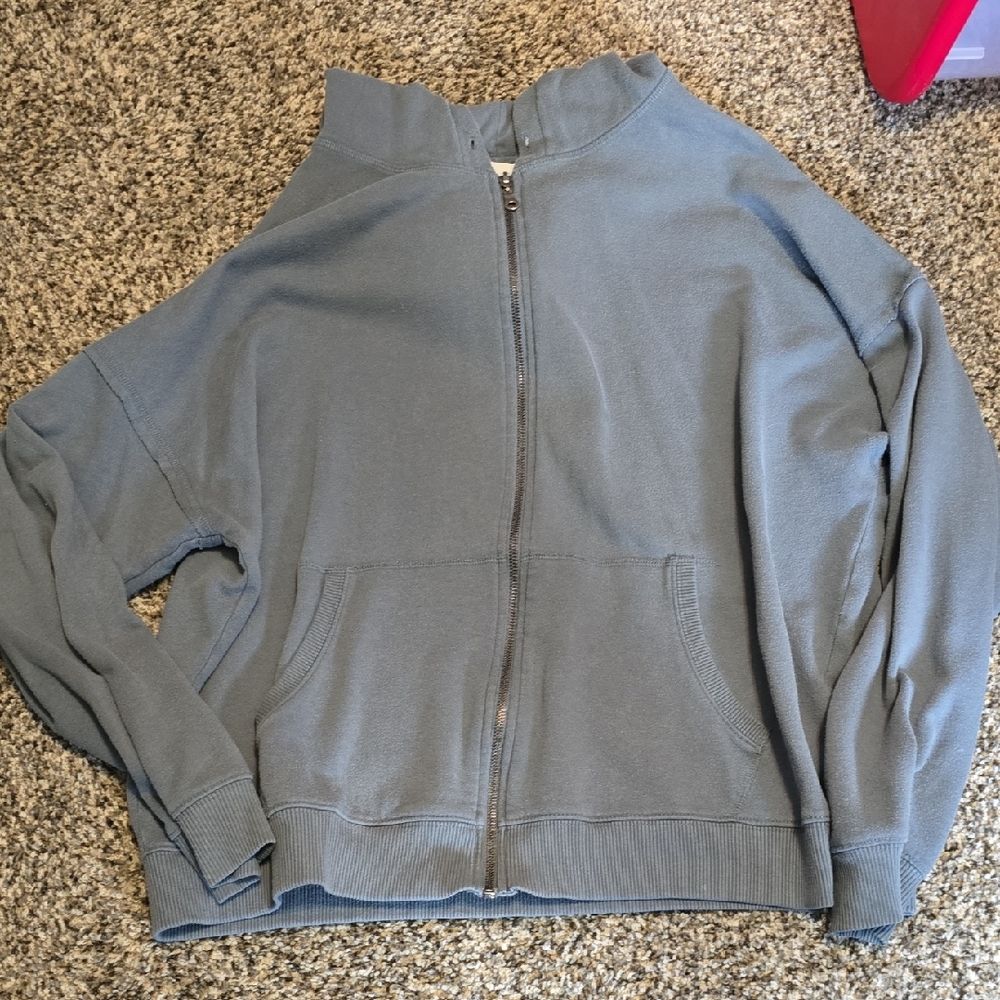 Aeropostale Blue Zip-Up Jacket